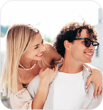 Christian couple praying together on TrueVine app