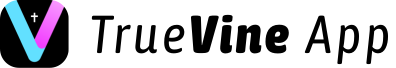 TrueVine logo and text
